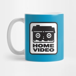 Home Video (black on white) Mug